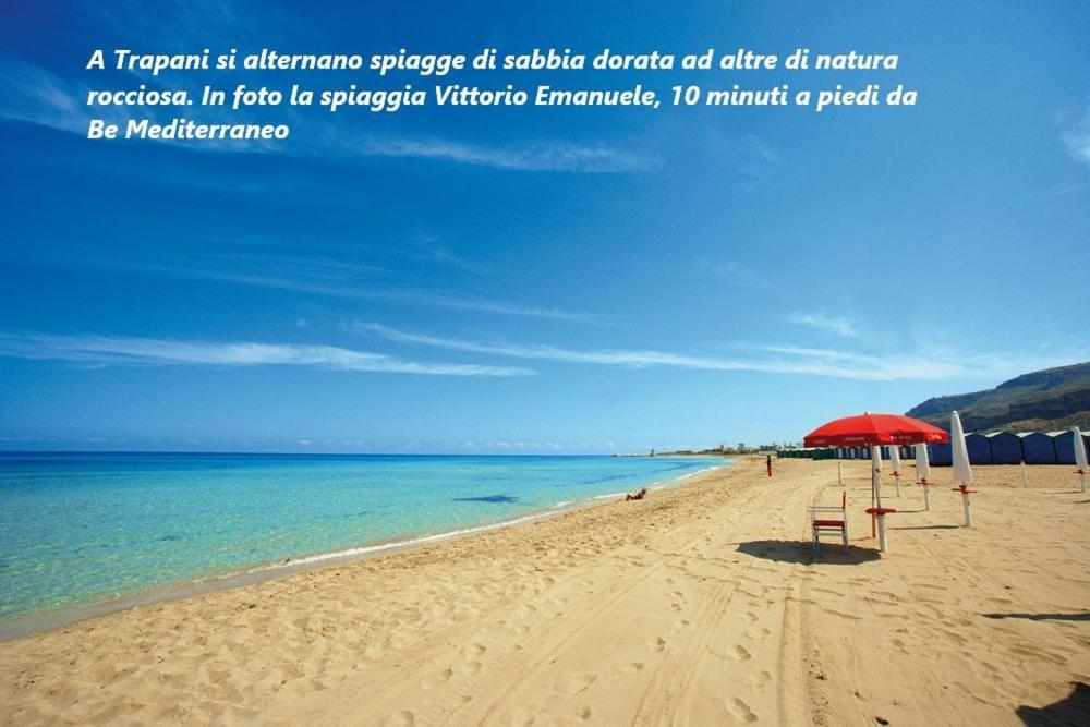 Be Mediterraneo, In Centro Sul Mare - In The Center Beach Front - 80 Mq Трапани Экстерьер фото